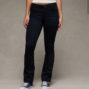 NWT American Eagle Stretch Low Rise Boot Cut Pant Navy